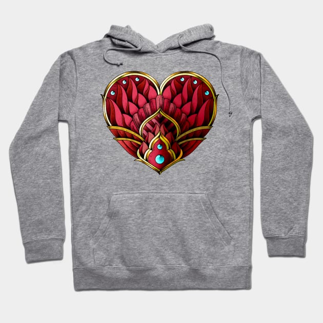 Valentine's Day Hoodie by Psydrian